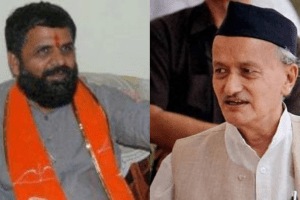 Shinde faction MLA Bharat Gogawle and Governor Bhagat Singh Koshyari