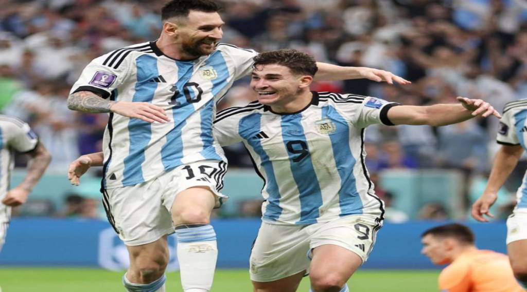FIFA WC 2022: क्रोएशियाला हरवून अर्जेंटिना सहाव्यांदा अंतिम फेरीत; उपांत्य फेरीत अल्वारेझ चमकला, तर मेस्सीची जादू कायम