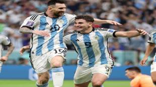 FIFA WC 2022 Argentina beats Croatia in semifinal to reach sixth final lionel Messi magic and semis Alvarez shines