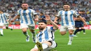 Fifa World Cup 2022 Final Messi became the only player to score in every round of the same World Cup