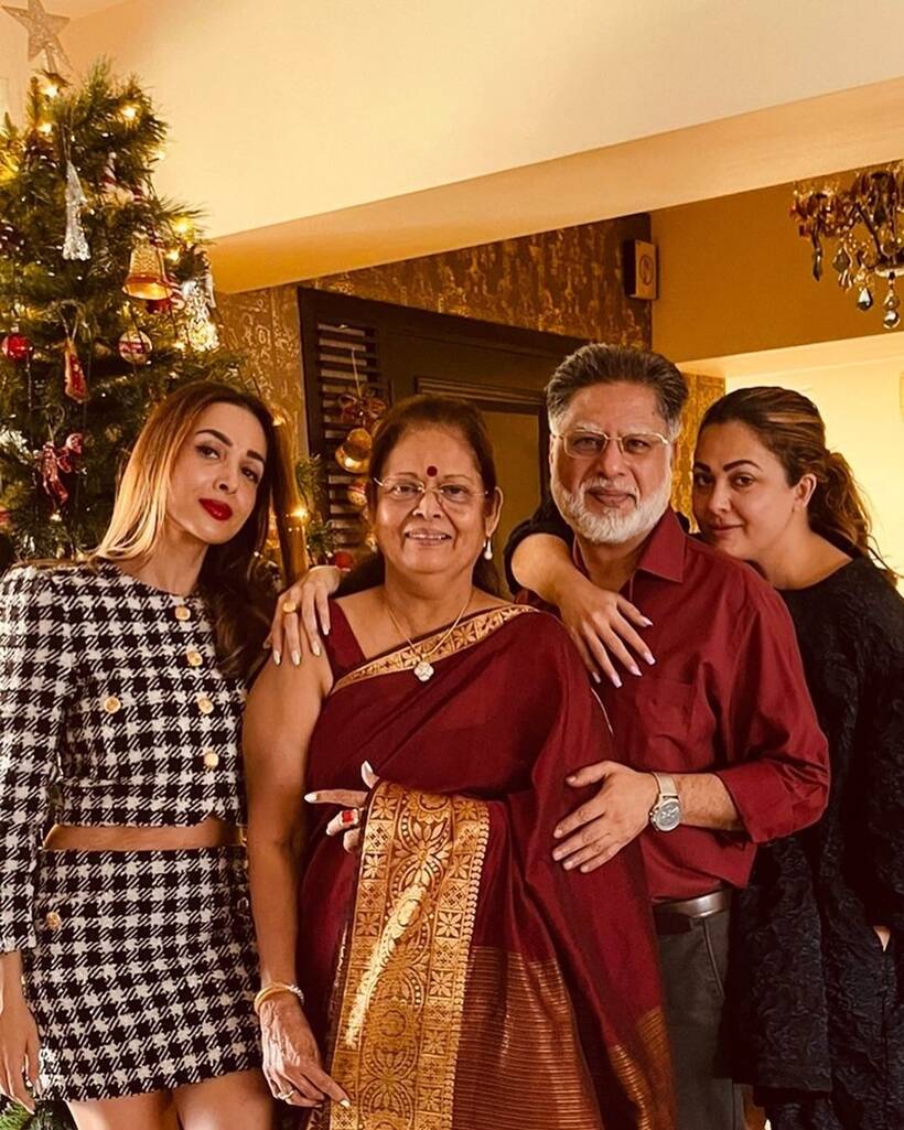 Malaika Arora Christmas photo dump Arhaan Khan, Amrita Arora Arjun Kapoor