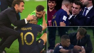 A leader like Macron! France lost in FIFA and went directly to the field to encourage the players