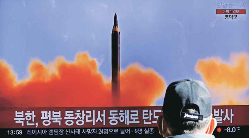 north korea fires ballistic missiles
