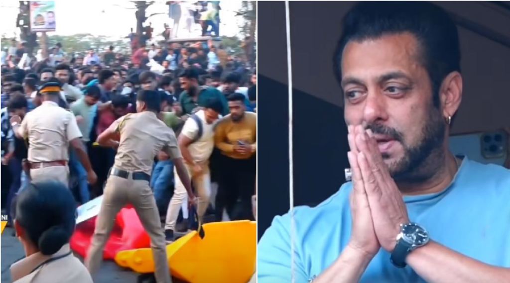 salman khan at his house