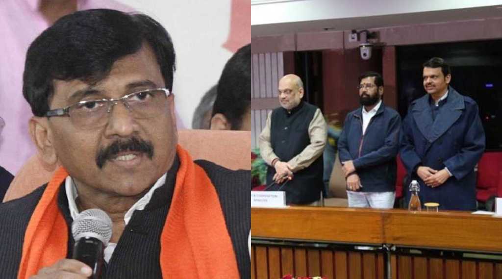 sanjay-Raut-Amit Shah Eknath Shinde Devendra Fadnavis 2