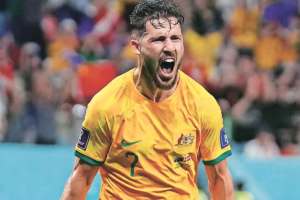 fifa world cup 2022 australia vs denmark australia beat denmark