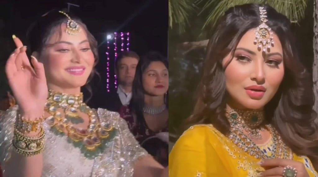 Urvashi Rautela Glamorous Look For Brothers Wedding Wear 35 Lakhs Expensive Lehenga