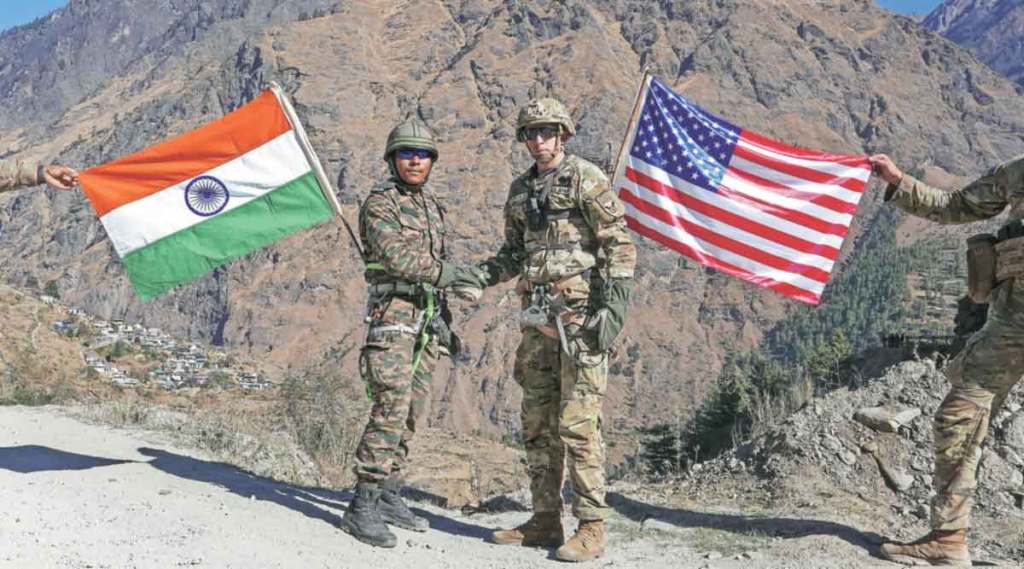 china s objection on india us military exercise near loc