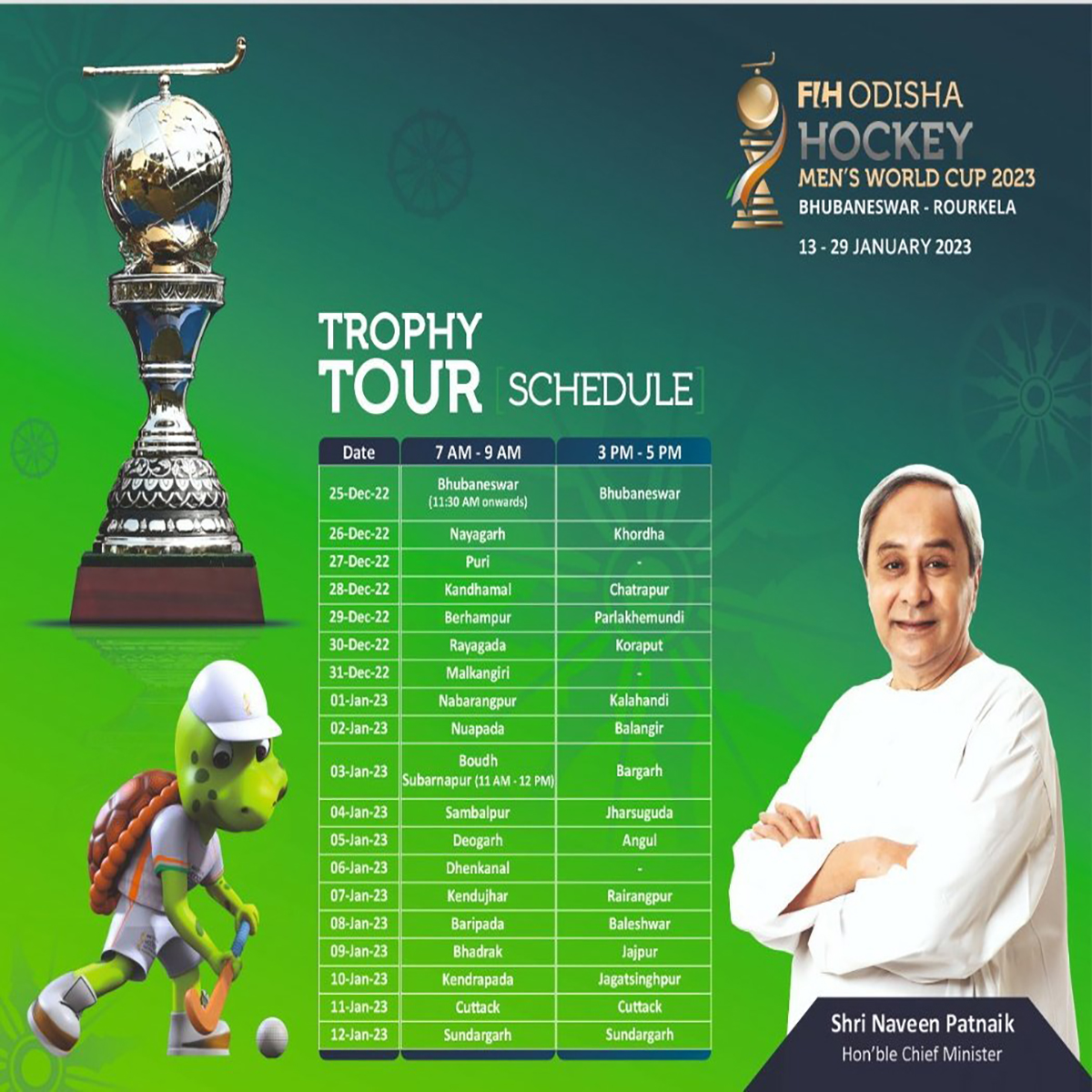 16 Teams, 24 Matches, Hockey Sticks Clash! The thrill of the World Cup will be played in Rourkela from January 13 