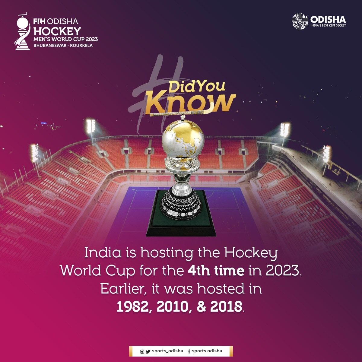 16 Teams, 24 Matches, Hockey Sticks Clash! The thrill of the World Cup will be played in Rourkela from January 13 