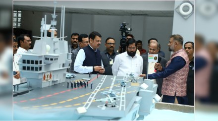Inauguration of replica of INS Vikrant at Ministry