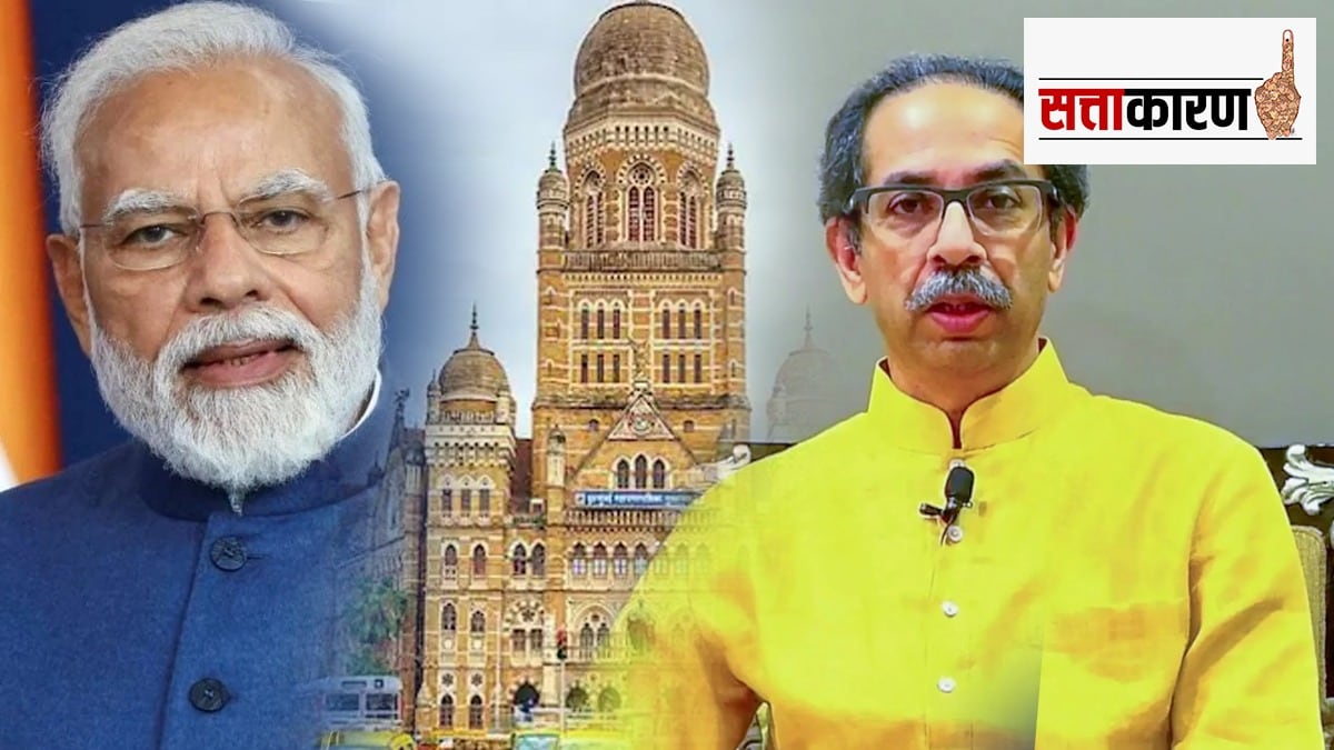 उद्धव ठाकरे यांनी मुंबईतील विकास प्रकल्प थांबवल्याचा पंतप्रधान नरेंद्र मोदी यांचा आरोप (छायाचित्र लोकसत्ता ग्राफिक्स टीम)