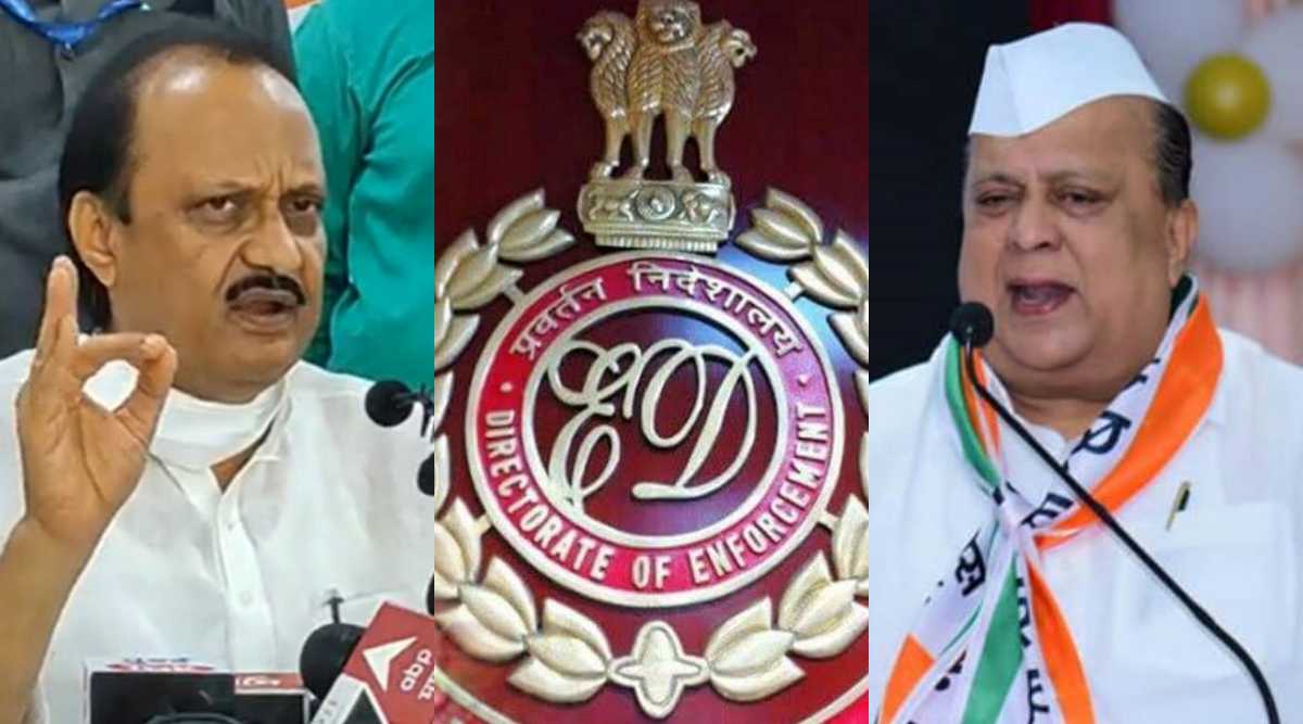 Ajit Pawar ED Hasan Mushrif