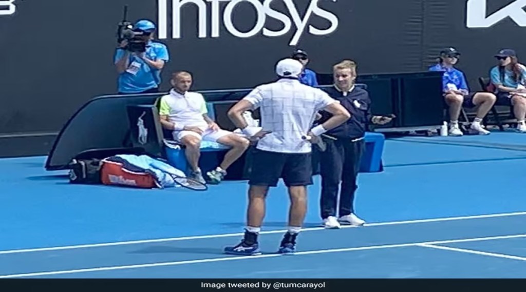 Australian Open 2023 Would you be paying attention to the match or counting the birds in the sky Frenchman fumes on ignoring chair umpire