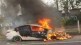 doctor sets car on fire