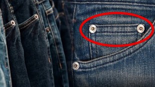 Denim Jeans metal button
