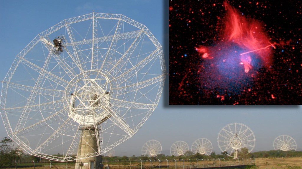 ‘एबेल: २२५६’ आकाशगंगा समूहातील रेडिओ प्रारणांचा जीएमआरटीद्वारे वेध, आंतरराष्ट्रीय संशोधन गटाचे संशोधन