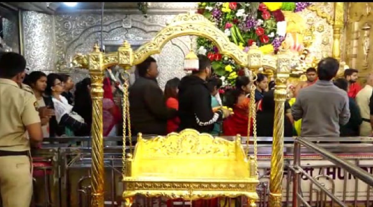 Devotees crowd at Dagdusheth Ganapati temple