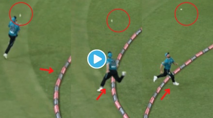 Video Out Or Six Michael Neser Unbelievable Catch Of Jordan Silk BBL 12 Ball Out Of The Boundary Thrown Thrice In air Viral