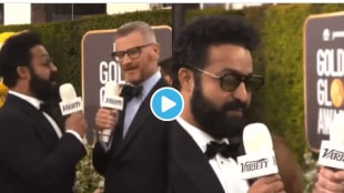 Video Junior NTR Accent At Golden Globe Goes Viral After Natu Natu Got Best Original Song Award see Reactions