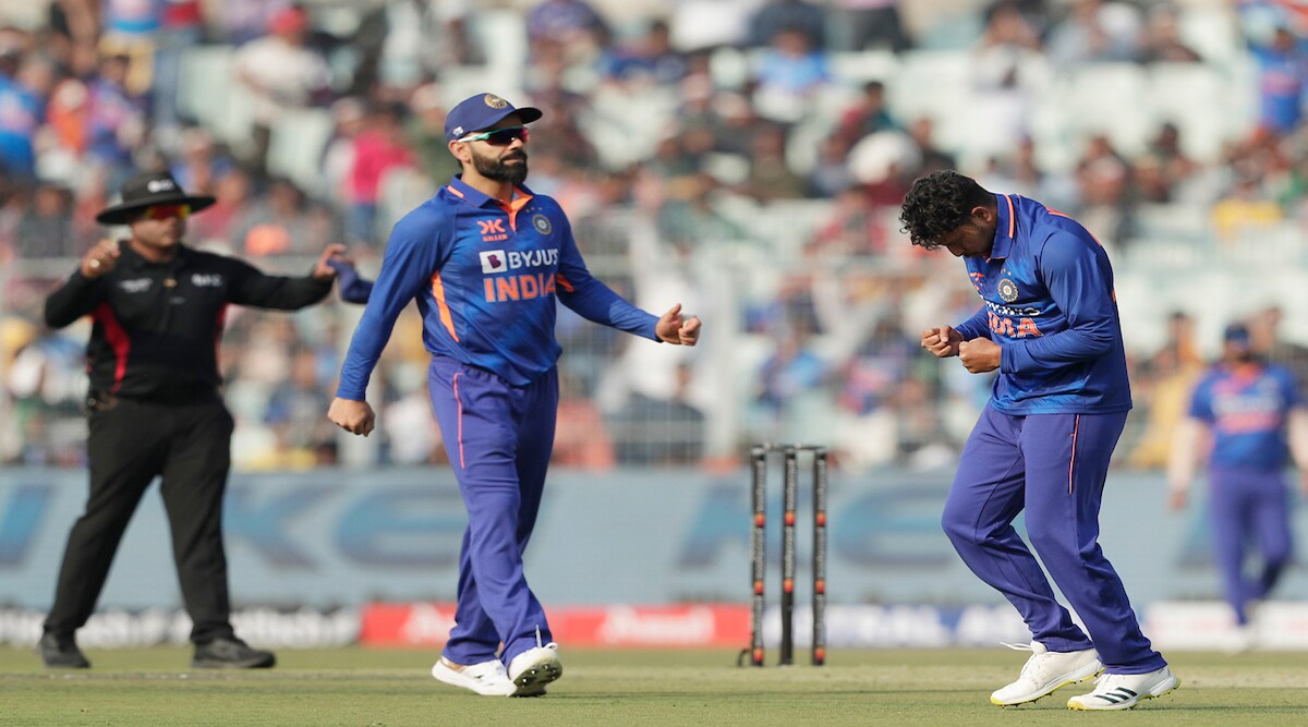 Kuldeep's magic seen at Eden Gardens as he broke many records and took wicket of Shanaka