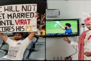 I will marry only after Virat's 71st century Kohli gave a 'gift' to the fan on the wedding day