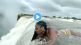 Girl swims in Victoria falls viral video