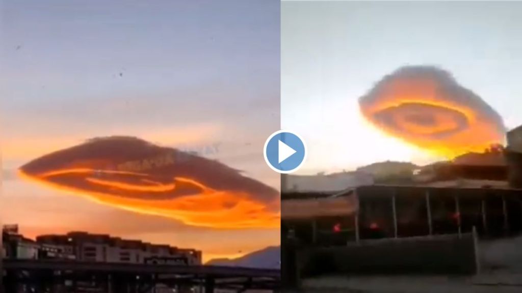 UFO-Shaped Cloud Spotted