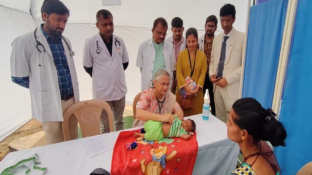 Medical services in Naxal hit Hidur village