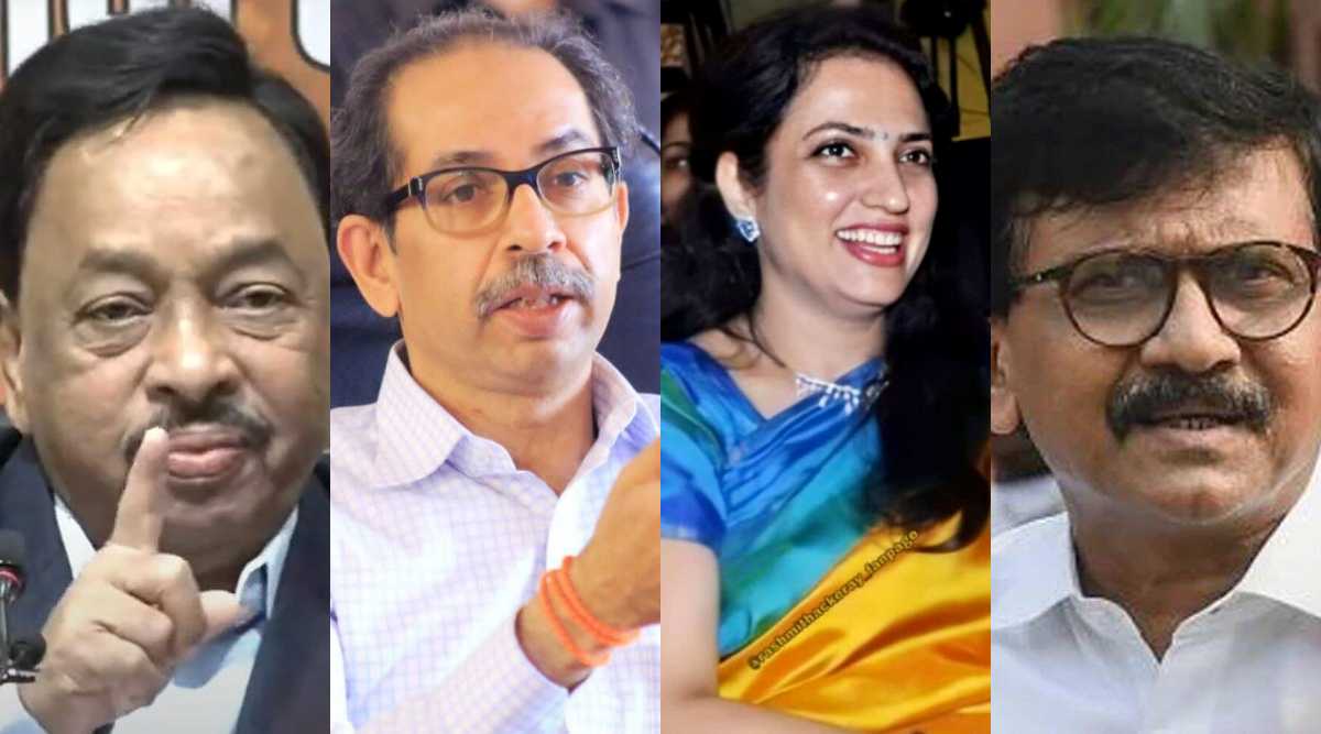 Narayan Rane Uddhav Thackeray Rashmi Thackeray Sanjay Raut 2