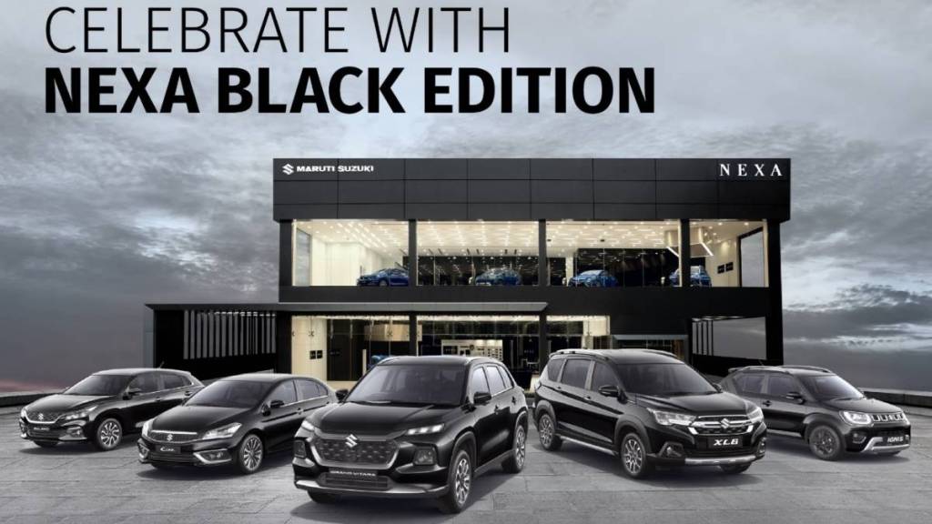 maruti nexa black edition launched in india with new features along with limited accessories