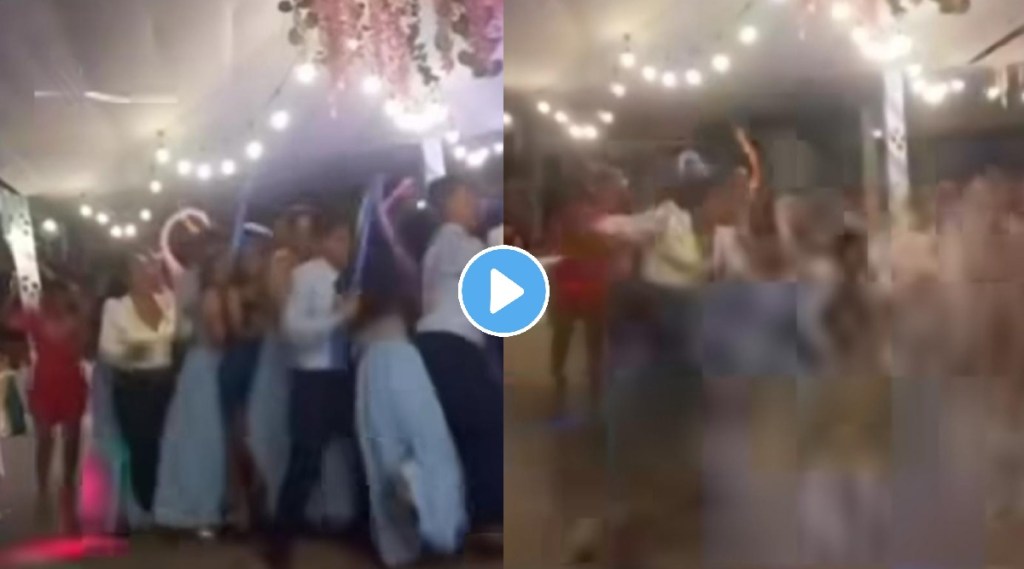 पार्टीत बेभान नाचत होते विद्यार्थी; अचानक पायाखालची जमीन सरकली अन्…; थरकाप उडवणारा Viral Video एकदा पाहाच