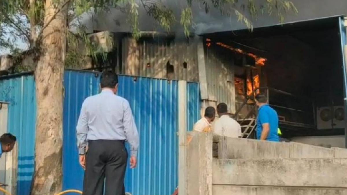 मुसळगाव औद्योगिक वसाहतीतील कंपनीला आग (प्रातिनिधिक छायाचित्र)