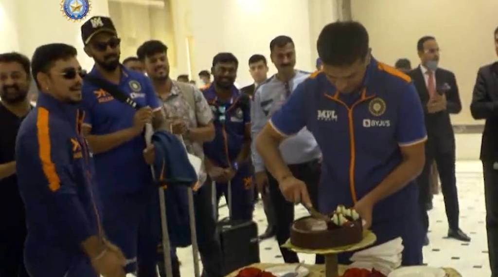 Rahul Dravid got a surprise as soon as he reached Kolkata