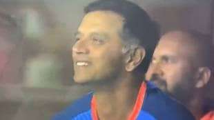 IND vs SL 2nd ODI Rahul Dravid smile as his record