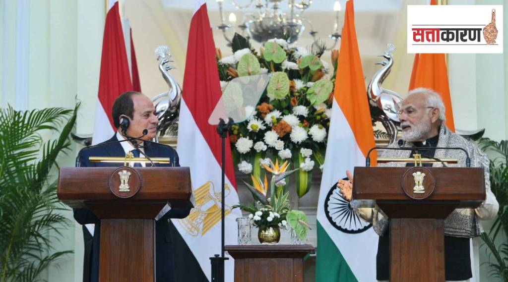 PM Modi and Egyptian President El Sisi