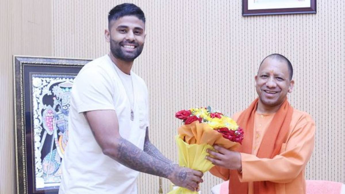 CM Yogi Adityanath's special message for Cricketer Suryakumar