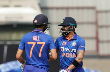 IND vs SL: India set a target of 391 runs in front of Sri Lanka Kohli scored 166 * in 110 balls