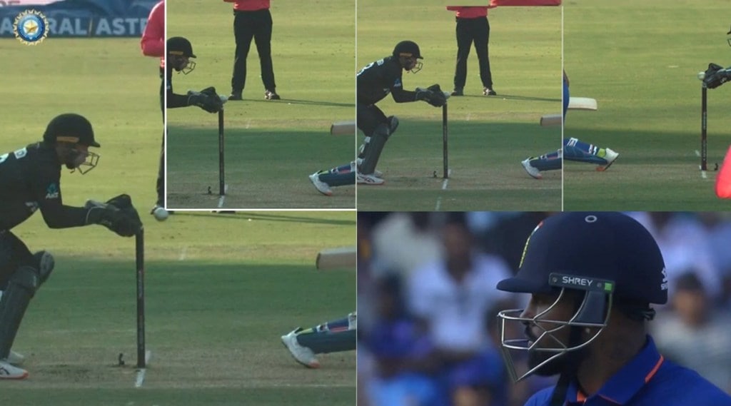 Hardik Pandya's wicket taken by Tom Latham's gloves Everyone was confused on the field but the third umpire was in the midst of controversy