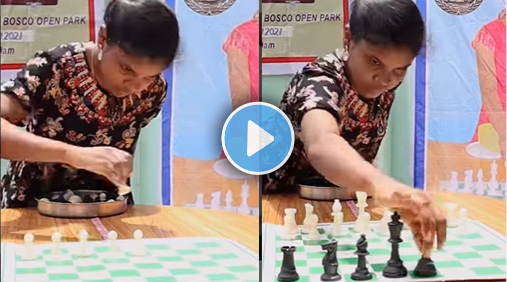 Indian Girl sets World Record in Chess Viral Video