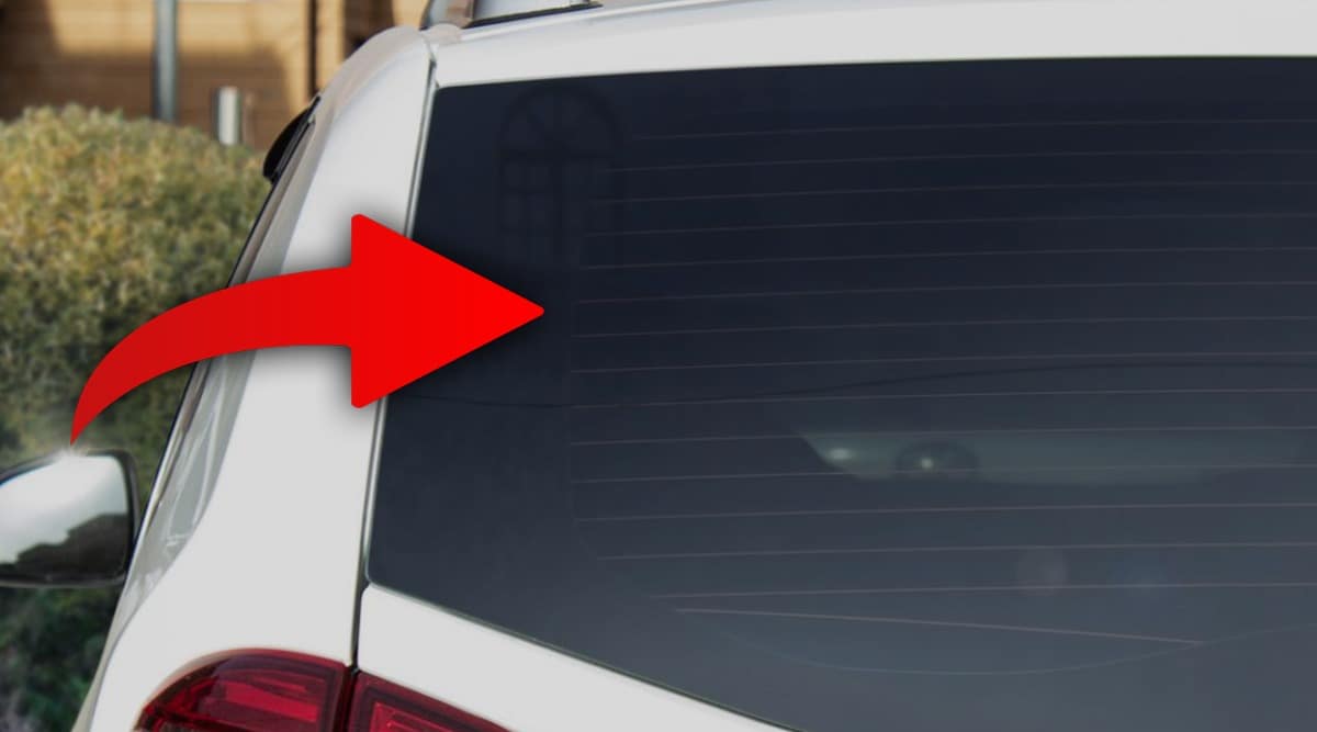 Why there are defogger lines on the rear glass of the car know the reason