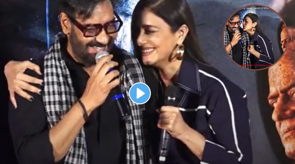 Ajay Devgn Tabu kiss Ajay Devgn