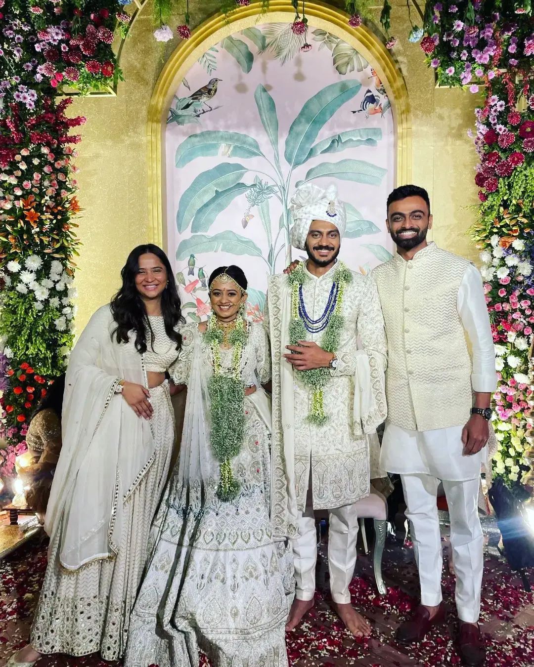 akshar patel wedding photos 