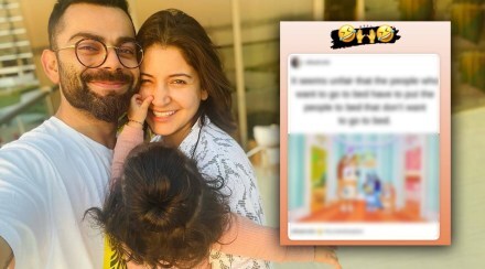 anushka sharma post for daughter