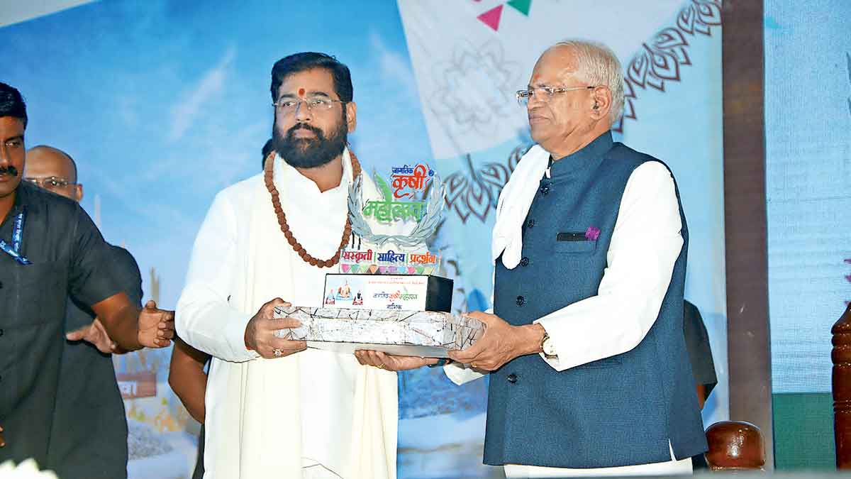 annasaheb more felicitated chief minister eknath shinde
