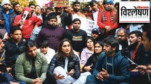 indian wrestler protest