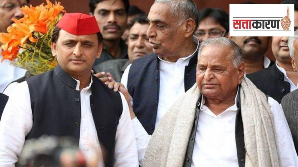 mulayam singh yadav akhilesh yadav