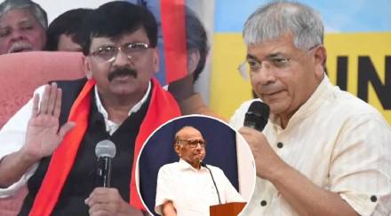 prakash ambedkar and sanjay raut