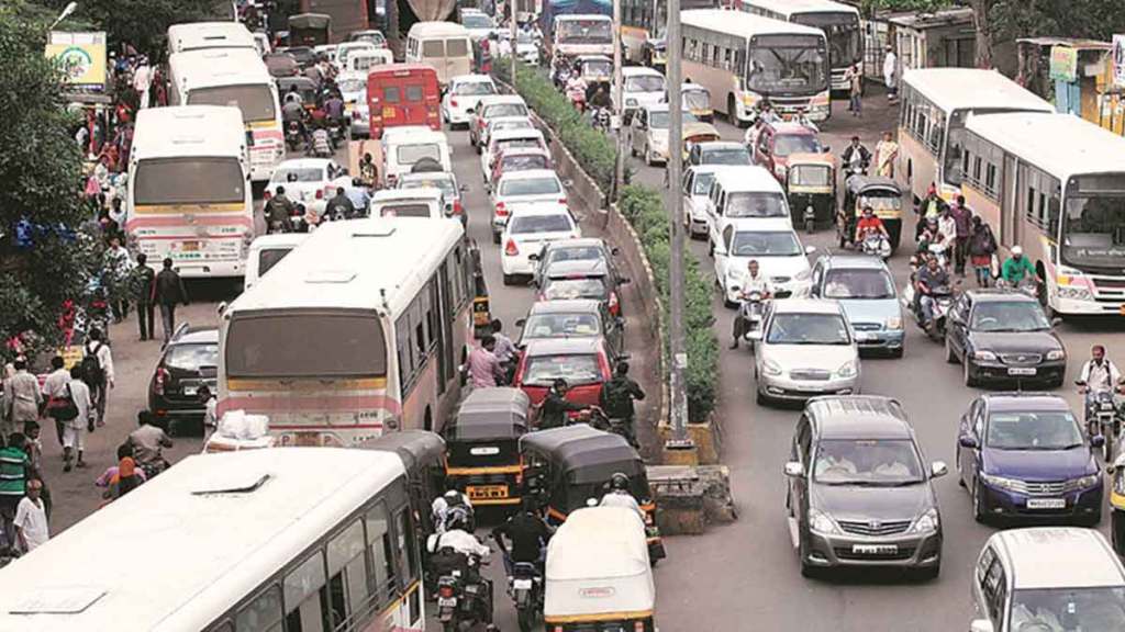 traffic route change for hindu jan akrosh morcha