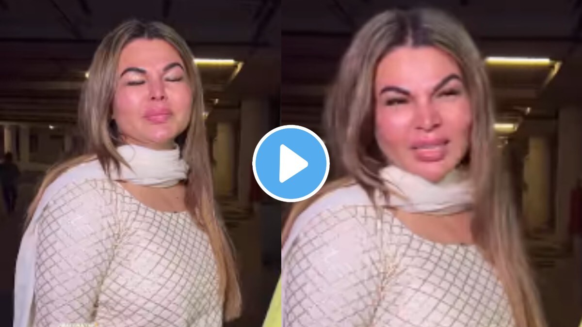 rakhi sawant cry
